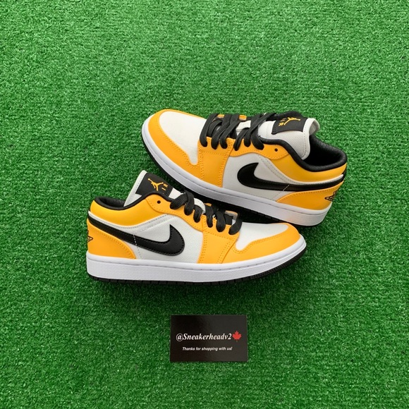 -Edm- 🟡⚪️*NEW* Air Jordan 1 Low “Laser Orange” (W) - Picture 2 of 10